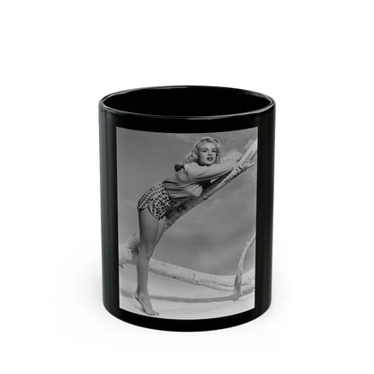 Jayne Mansfield #243 (Vintage Female Icon) Black Coffee Mug-11oz-Go Mug Yourself