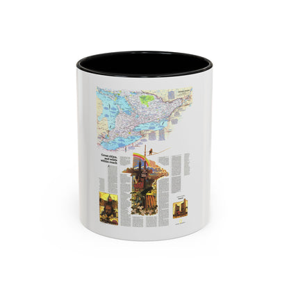 Canada - Ontario, Great Cities (1978) (Map) Accent Coffee Mug