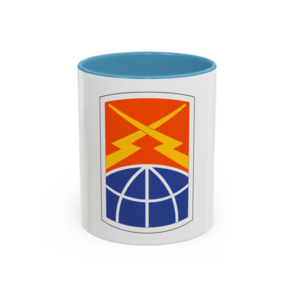 160 Signal Brigade (U.S. Army) Accent Coffee Mug