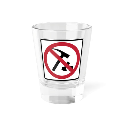 MUTCD-CA PS-083 (California) (Road Sign) Shot Glass 1.5oz