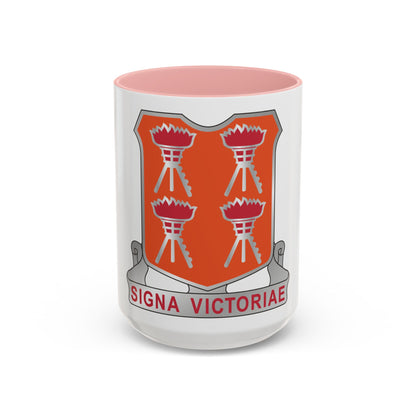 447 Signal Battalion (U.S. Army) Accent Coffee Mug