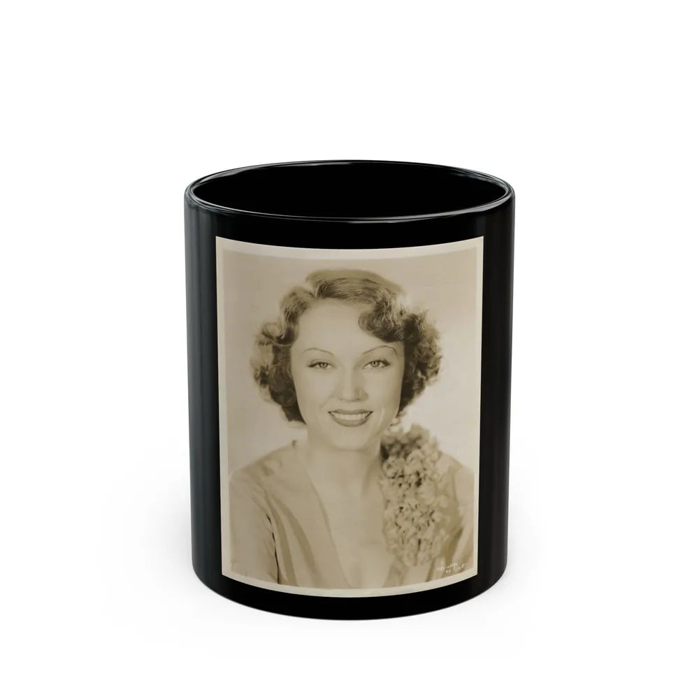 Fay Wray #126 (Vintage Female Icon) Black Coffee Mug-11oz-Go Mug Yourself