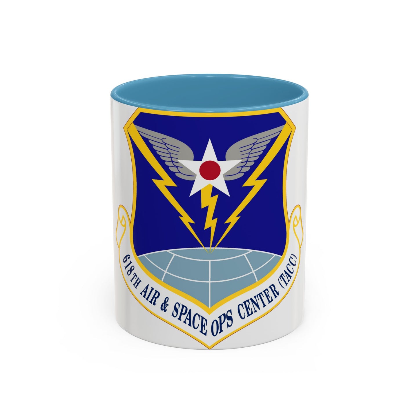 618 Air Operations Center AMC (U.S. Air Force) Accent Coffee Mug