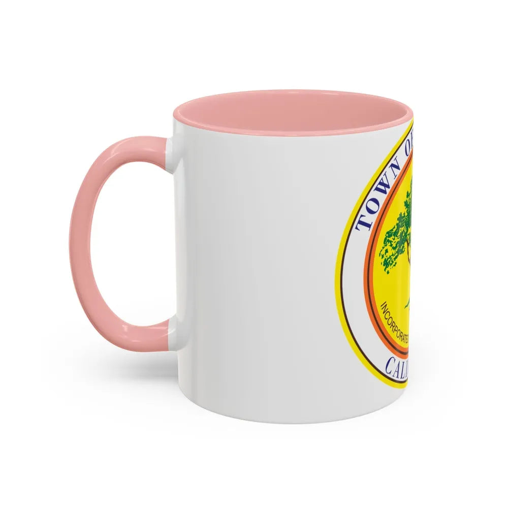 Seal of Atherton California - Accent Coffee Mug-Go Mug Yourself