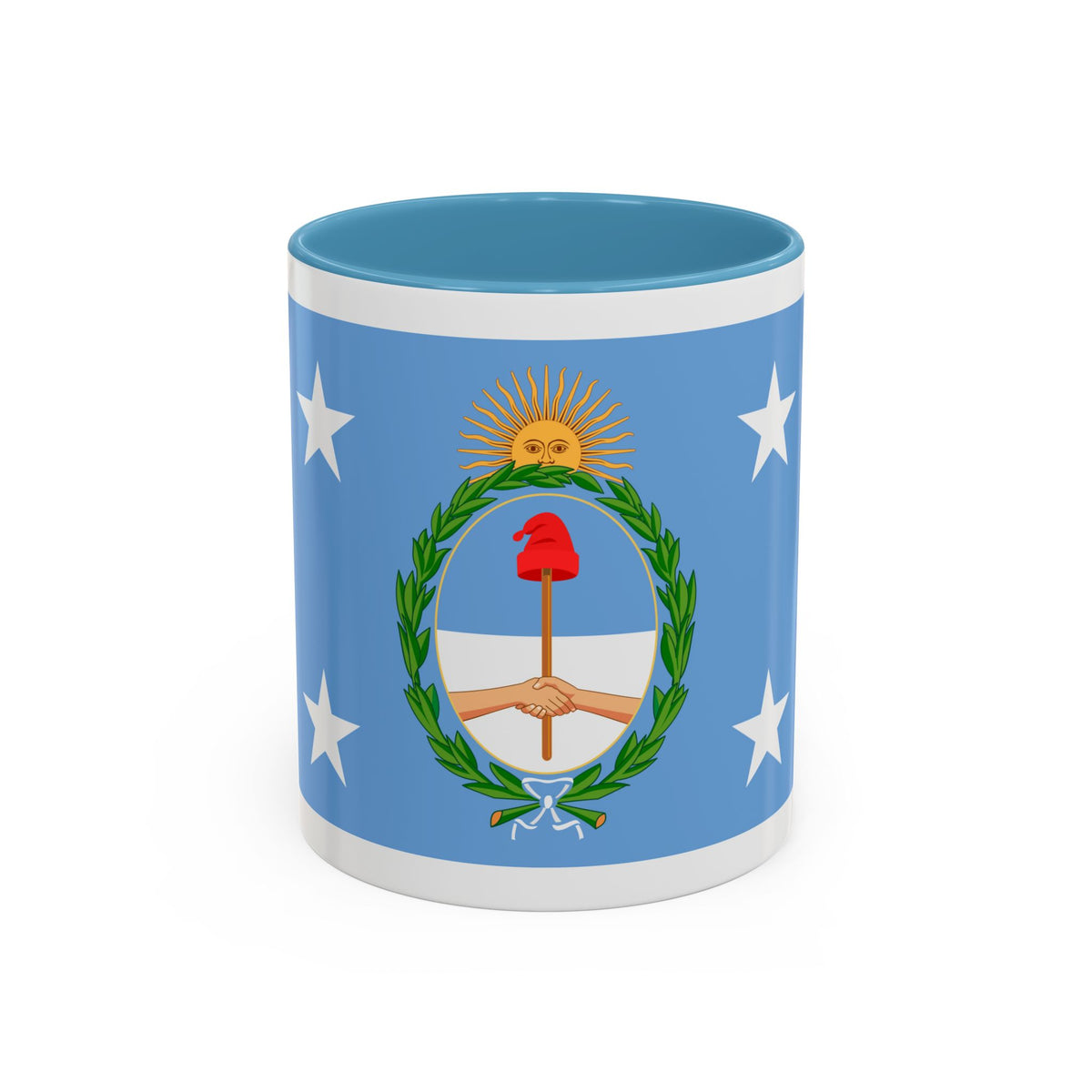 Standard of the President of Argentina Afloat - Accent Coffee Mug