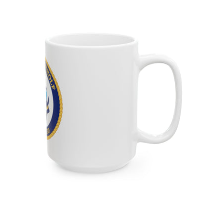 USCGC Bertholf WMSL 750 (U.S. Coast Guard) White Coffee Mug