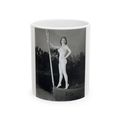 Lori Nelson #172 (Vintage Female Icon) White Coffee Mug-11oz-Go Mug Yourself