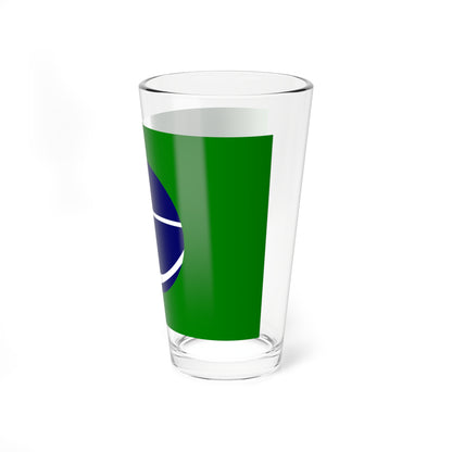 Flag of Tobetsu Hokkaido (Japan) Pint Glass 16oz