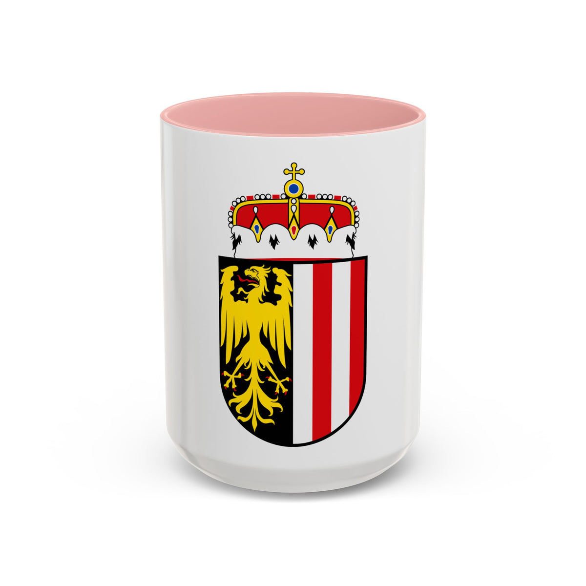 Coat of Arms of Oberoesterreich Austria - Accent Coffee Mug