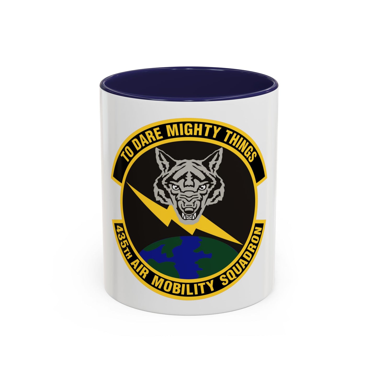 435th Air Mobility Squadron (U.S. Air Force) Accent Coffee Mug