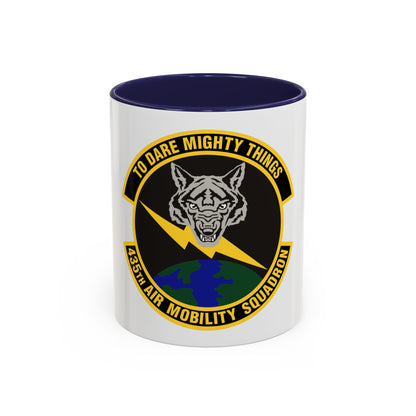 435th Air Mobility Squadron (U.S. Air Force) Accent Coffee Mug