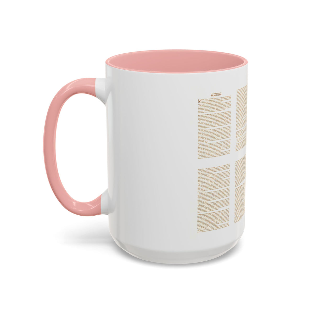 Egypt - Your Introduction to Ancient (1965) (Map) Accent Coffee Mug