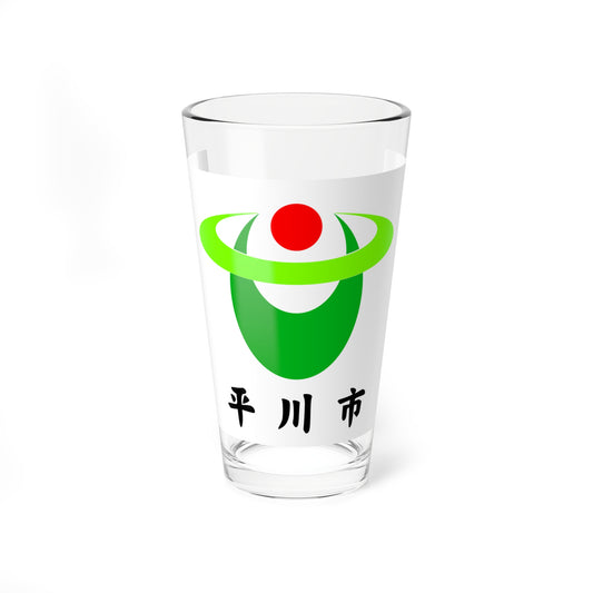 Flag of Hirakawa Aomori (Japan) Pint Glass 16oz