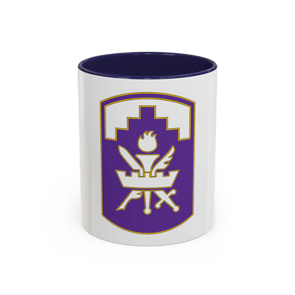353 Civil Affairs Command 3 (U.S. Army) Accent Coffee Mug