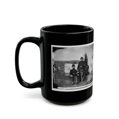 Antietam, Md. Col. John S. Crocker, Lt. Col. Benjamin C. Butler, And Adjutant Of 93d New York Volunteers (U.S. Civil War) Black Coffee Mug