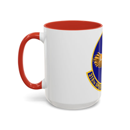 318th Operations Support Squadron (U.S. Air Force) Accent Coffee Mug