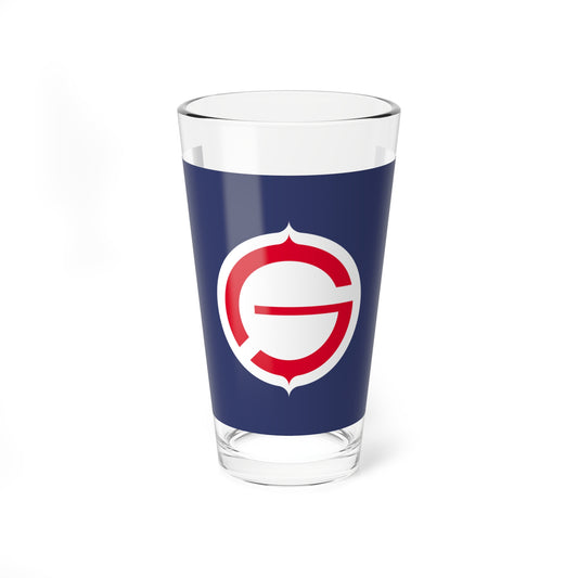 Flag of Tomakomai Hokkaido (Japan) Pint Glass 16oz