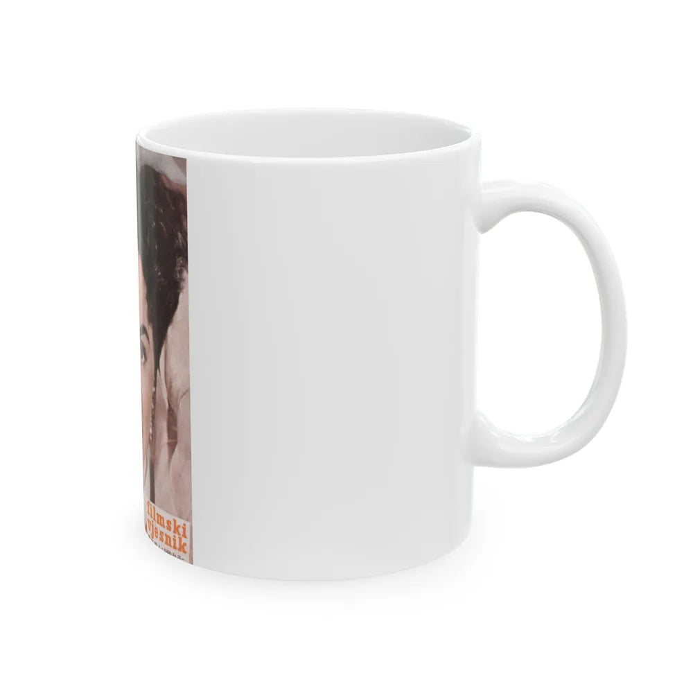 Barbara Rush #225 - Mag. Cover (Vintage Female Icon) White Coffee Mug-Go Mug Yourself