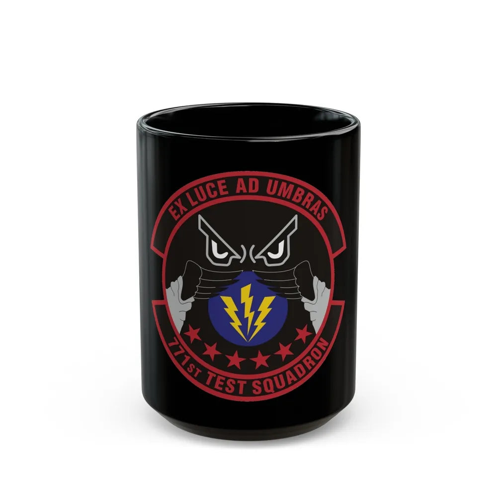 771st Test Squadron (U.S. Air Force) Black Coffee Mug-15oz-Go Mug Yourself