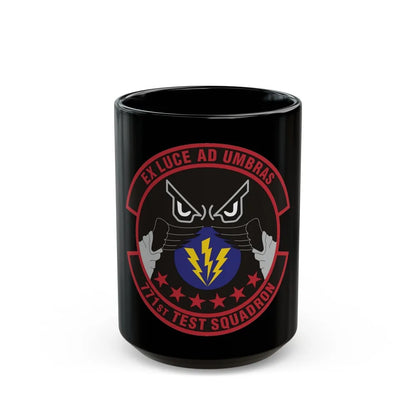 771st Test Squadron (U.S. Air Force) Black Coffee Mug-15oz-Go Mug Yourself