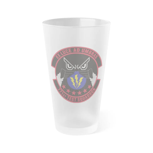 771st Test Squadron (U.S. Air Force) Frosted Pint Glass 16oz-Go Mug Yourself