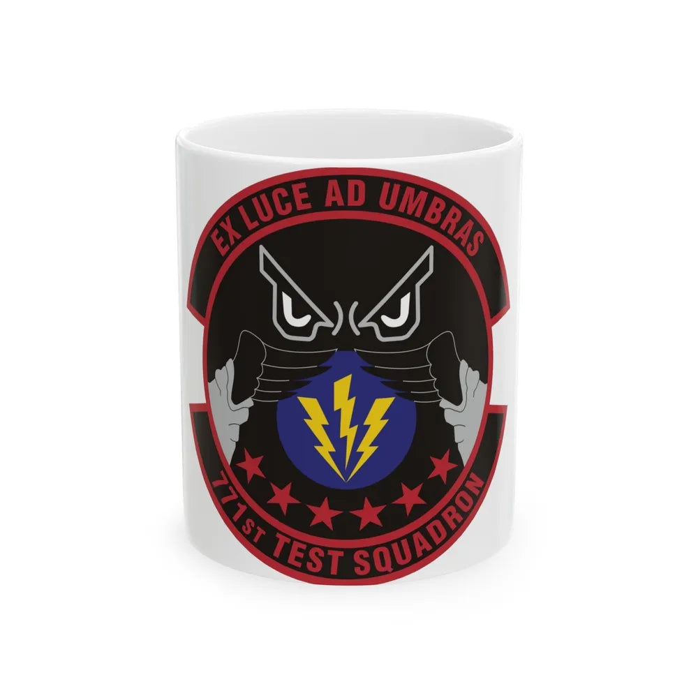 771st Test Squadron (U.S. Air Force) White Coffee Mug-11oz-Go Mug Yourself