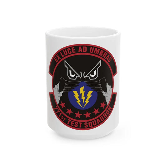 771st Test Squadron (U.S. Air Force) White Coffee Mug-15oz-Go Mug Yourself