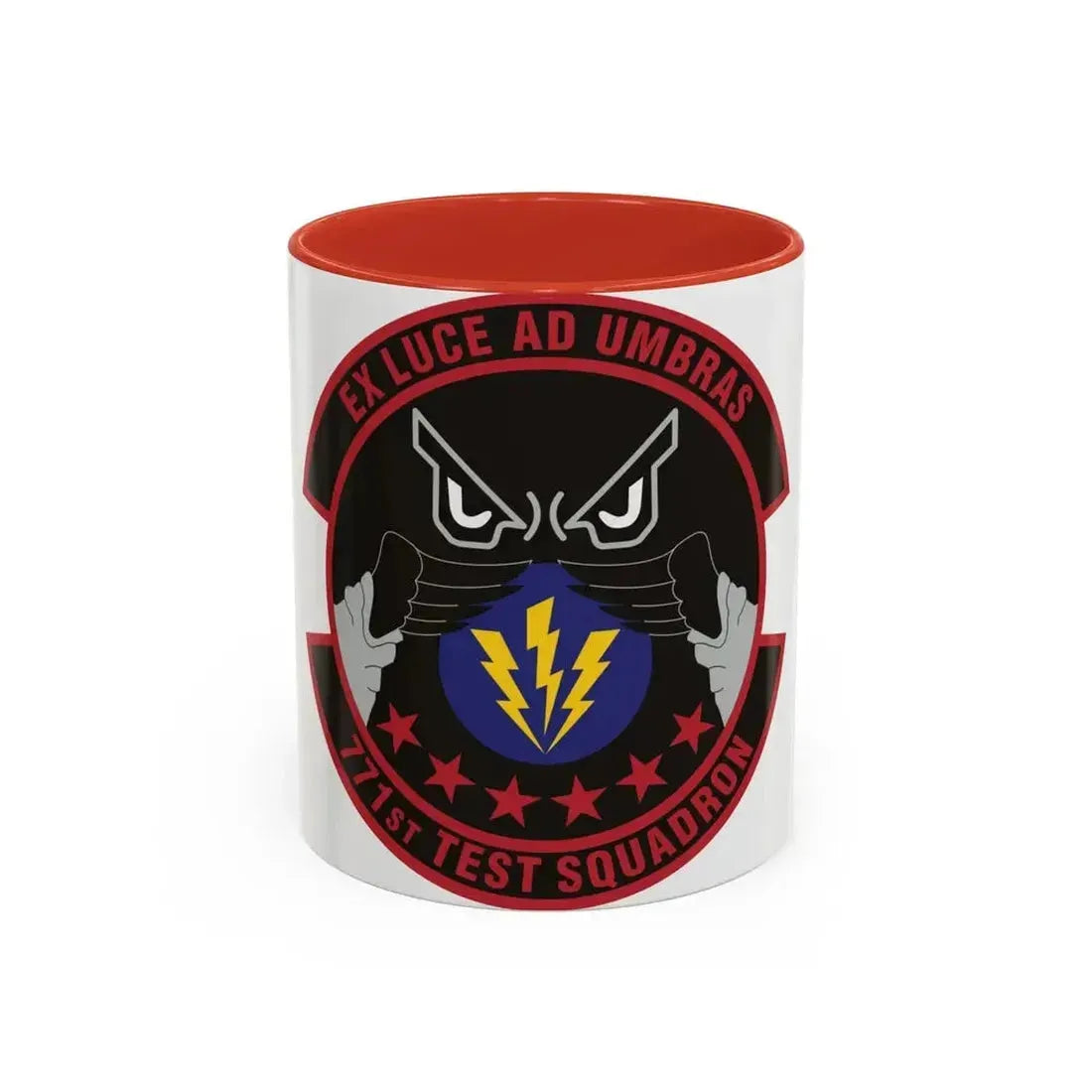 771st Test Squadron (U.S. Air Force) Accent Coffee Mug 11oz Red - Go Mug Yourself