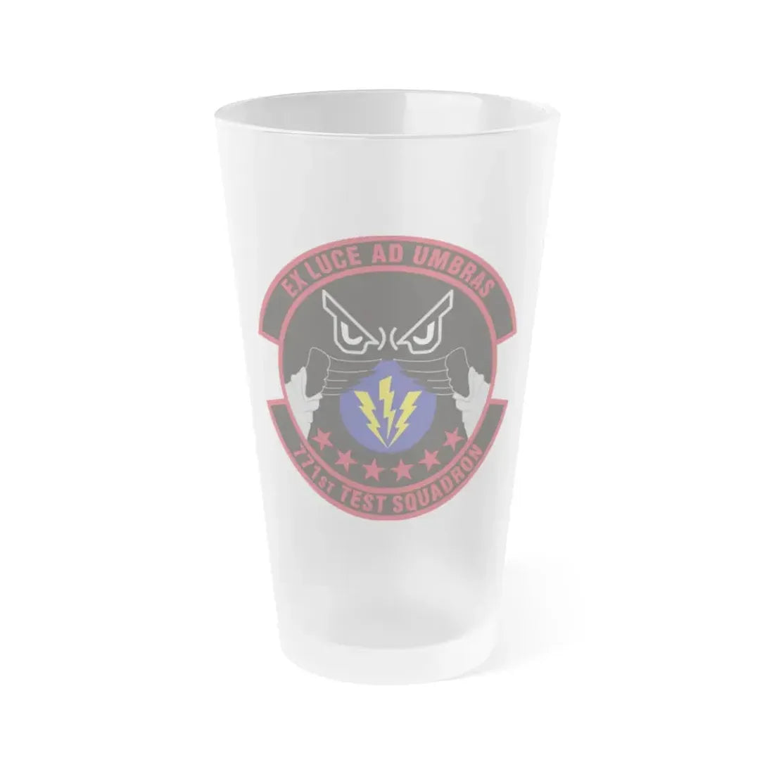 771st Test Squadron (U.S. Air Force) Frosted Pint Glass 16oz Default Title - Go Mug Yourself