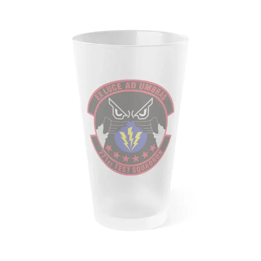 771st Test Squadron (U.S. Air Force) Frosted Pint Glass 16oz Default Title - Go Mug Yourself