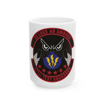 771st Test Squadron (U.S. Air Force) White Coffee Mug 15oz - Go Mug Yourself