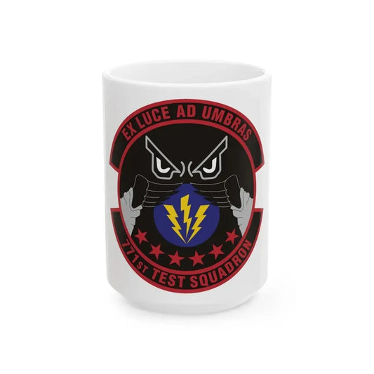 771st Test Squadron (U.S. Air Force) White Coffee Mug 15oz - Go Mug Yourself