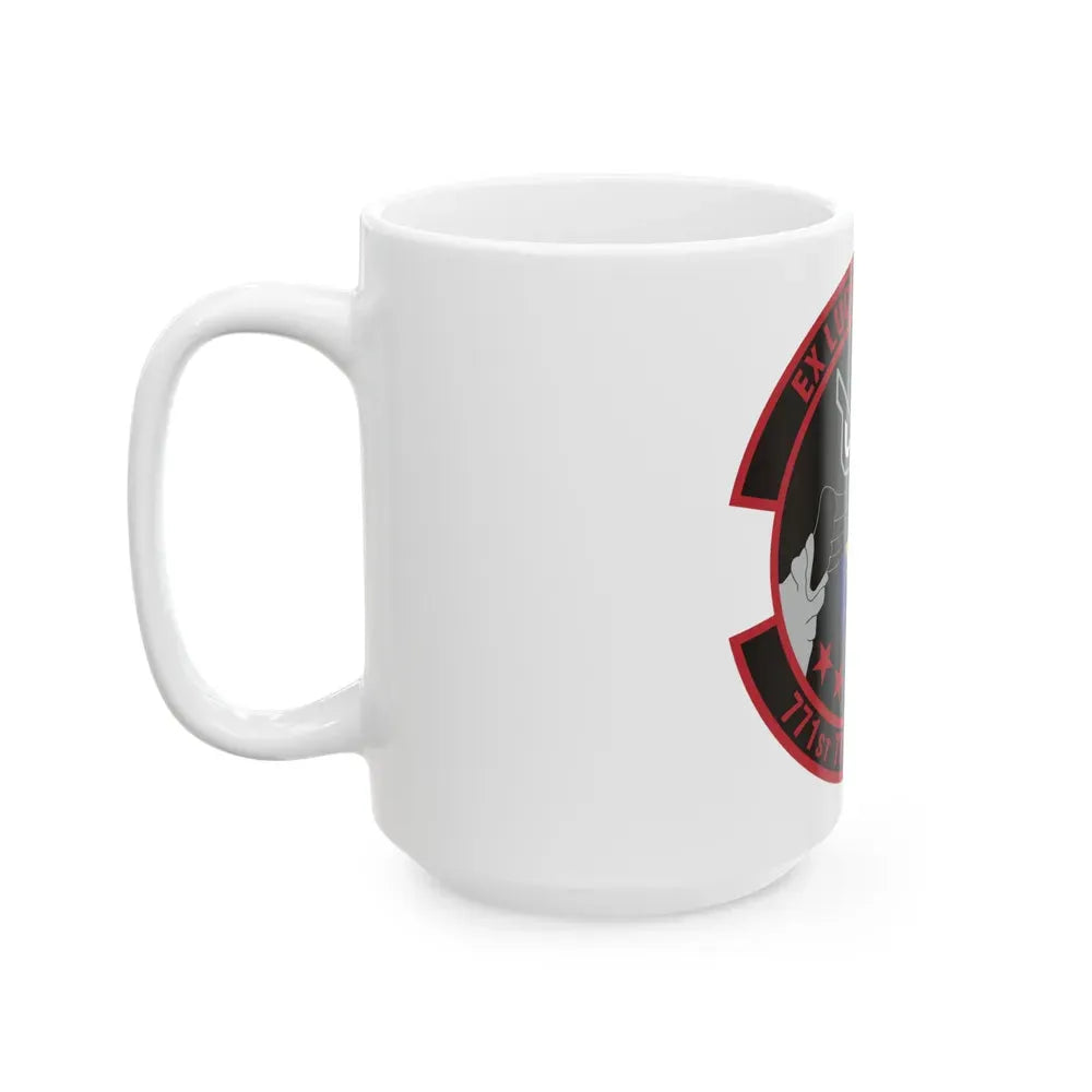 771st Test Squadron (U.S. Air Force) White Coffee Mug - Go Mug Yourself