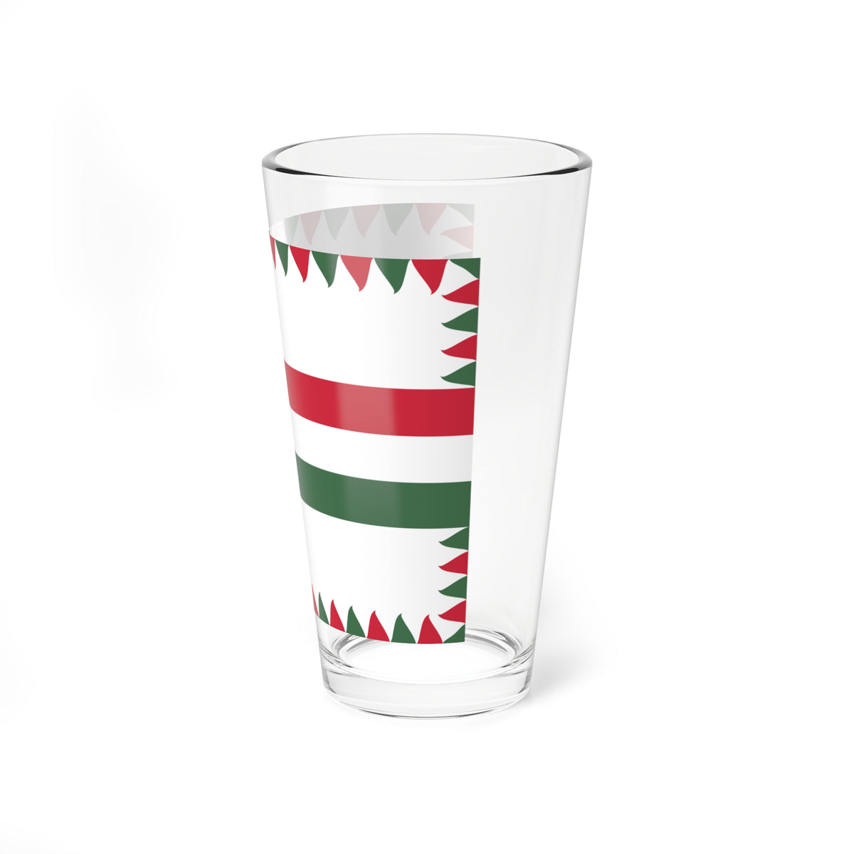 Naval Jack of Hungary 1950-1955 (Hungary) Pint Glass 16oz