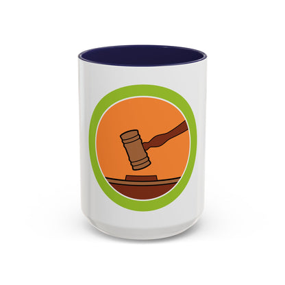 Public Speaking (Boy Scout Merit Badge) Accent Coffee Mug