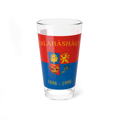 Flag of Zalahashagy (Hungary) Pint Glass 16oz
