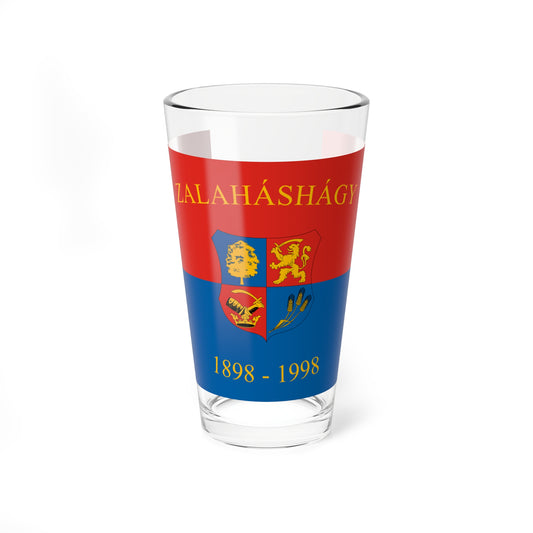Flag of Zalahashagy (Hungary) Pint Glass 16oz