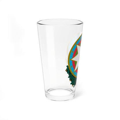 Emblem of Azerbaijan (Azerbaijan) (Coat of Arms) Pint Glass 16oz