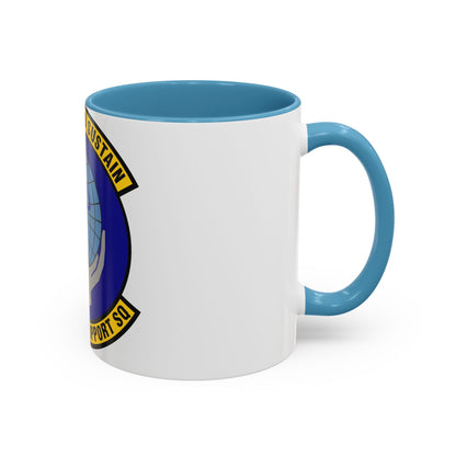 802d Force Support Squadron (U.S. Air Force) Accent Coffee Mug