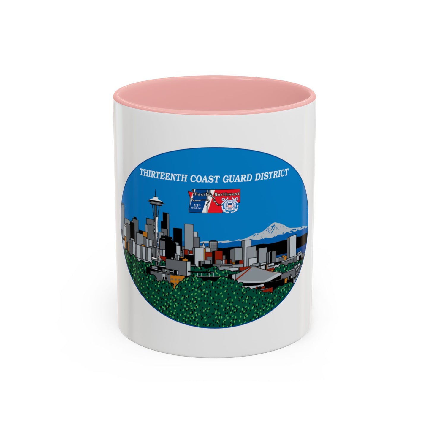 13th CG District Pacific Northwest (U.S. Coast Guard) Accent Coffee Mug