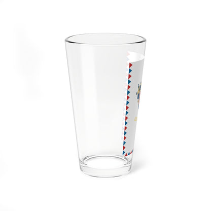 Flag of Letavertes vertical (Hungary) Pint Glass 16oz