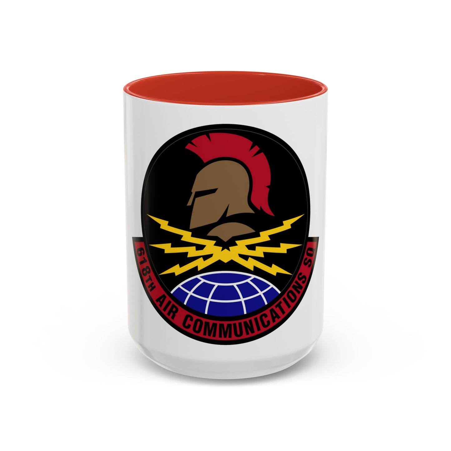 618 Air Communications Squadron AMC (U.S. Air Force) Accent Coffee Mug