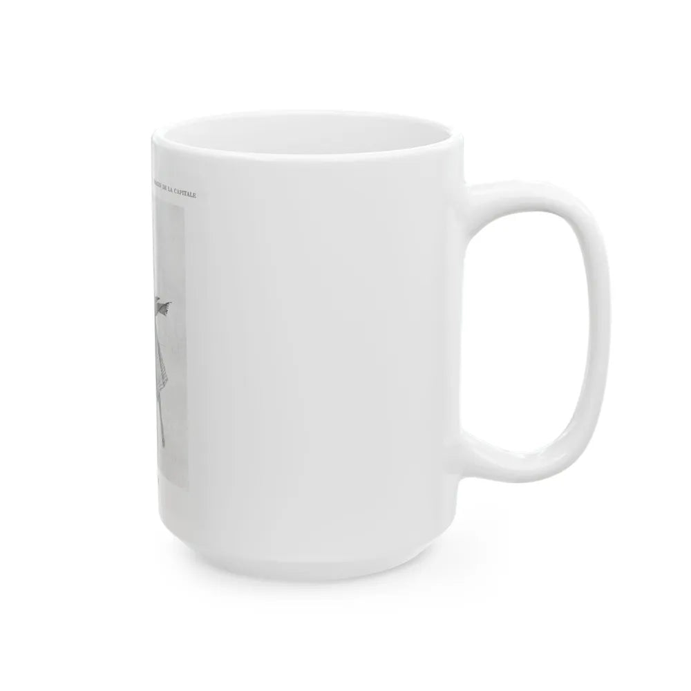 From the Jaye Oliver Archives, Jacques Costet, 1945 - White Coffee Mug-Go Mug Yourself