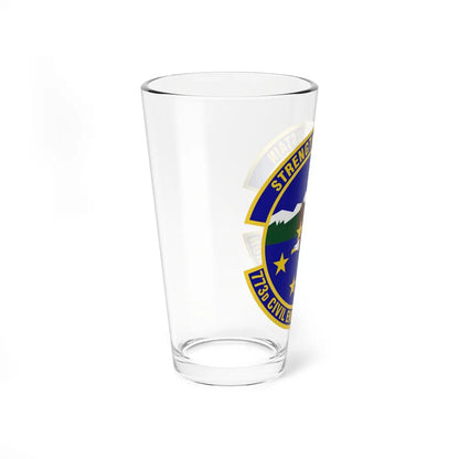 773 Civil Engineer Squadron PACAF (U.S. Air Force) Pint Glass 16oz-Go Mug Yourself