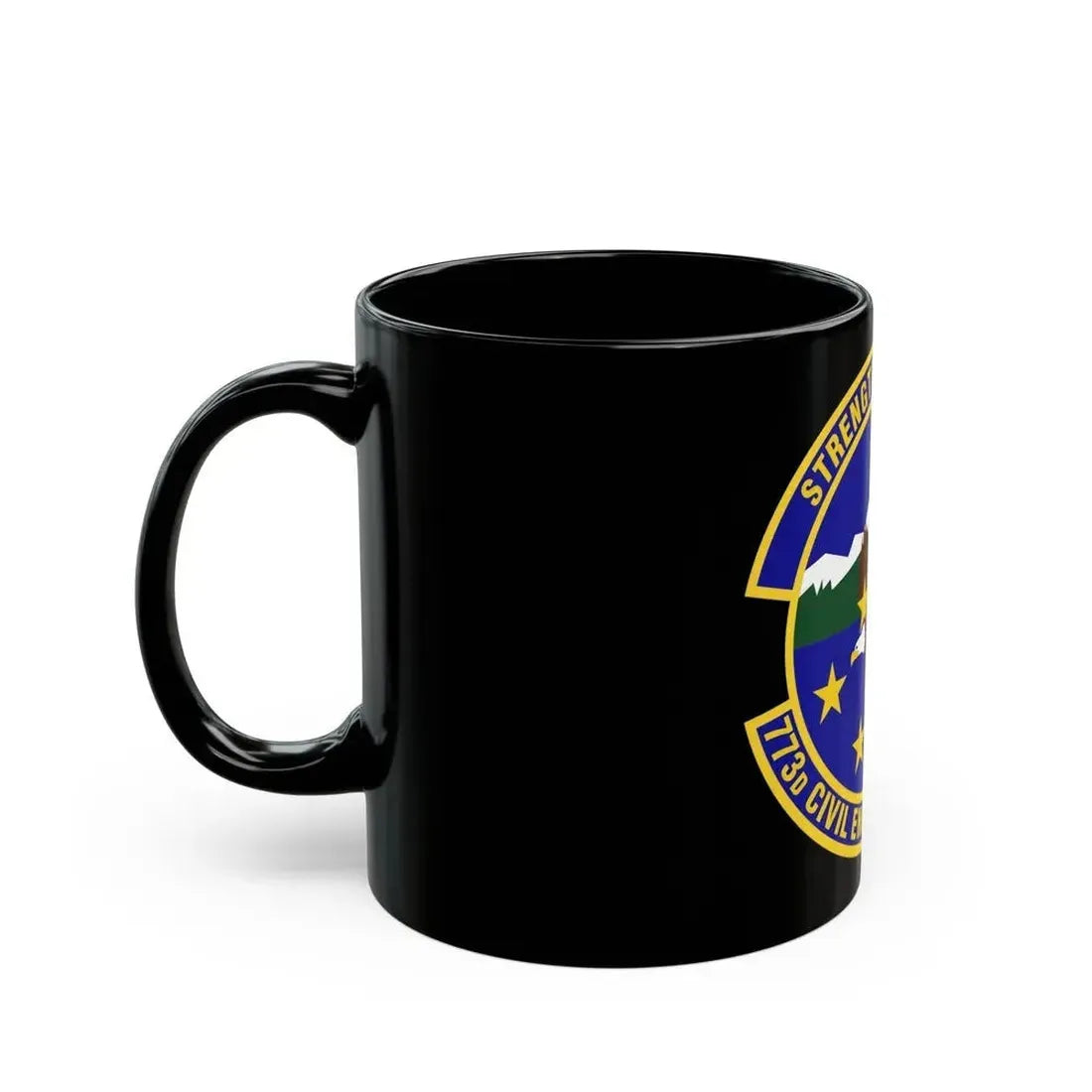 773 Civil Engineer Squadron PACAF (U.S. Air Force) Black Coffee Mug - Go Mug Yourself
