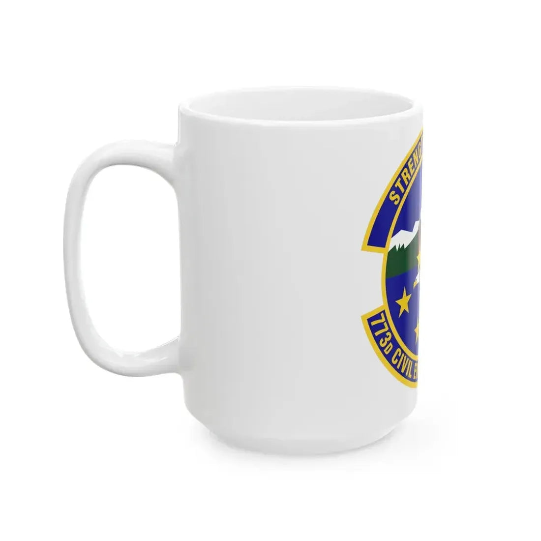773 Civil Engineer Squadron PACAF (U.S. Air Force) White Coffee Mug - Go Mug Yourself