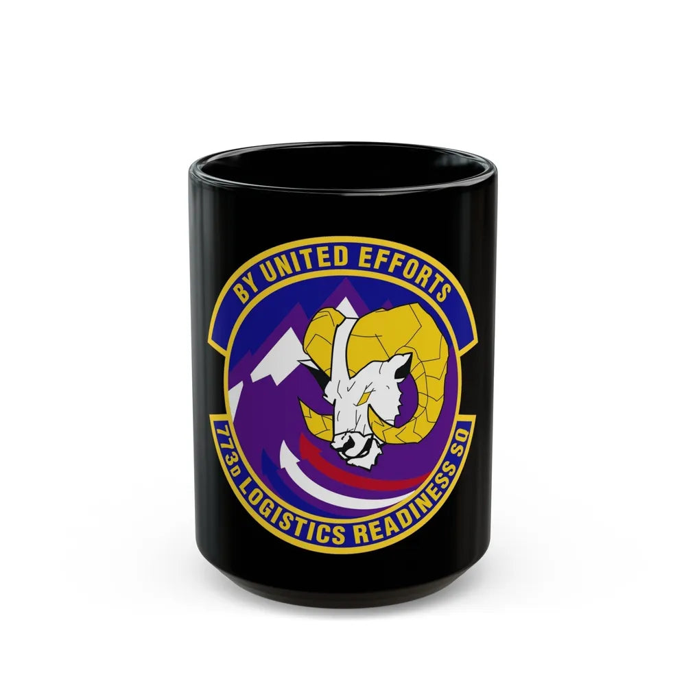 773 Logistics Readiness Squadron PACAF (U.S. Air Force) Black Coffee Mug-15oz-Go Mug Yourself