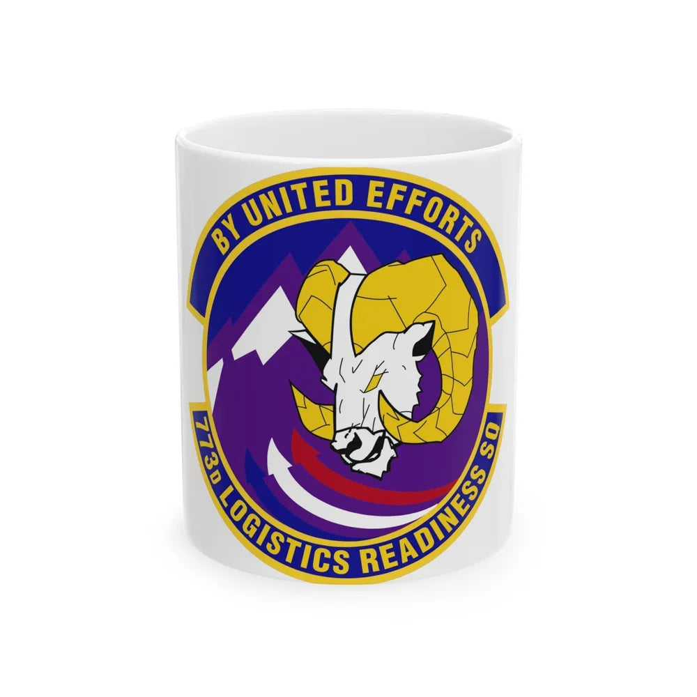 773 Logistics Readiness Squadron PACAF (U.S. Air Force) White Coffee Mug-11oz-Go Mug Yourself