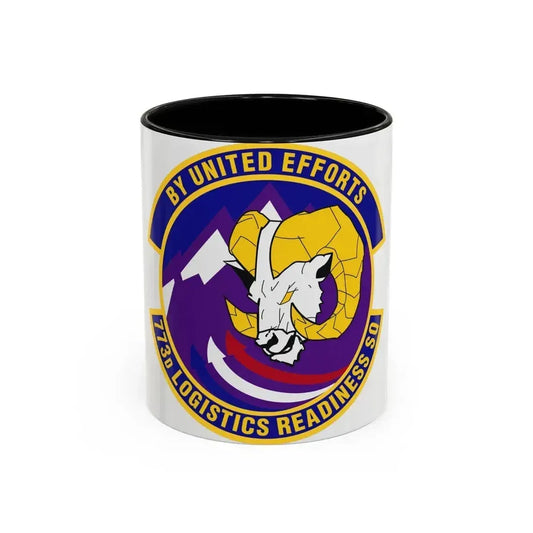 773 Logistics Readiness Squadron PACAF (U.S. Air Force) Accent Coffee Mug 11oz Black - Go Mug Yourself