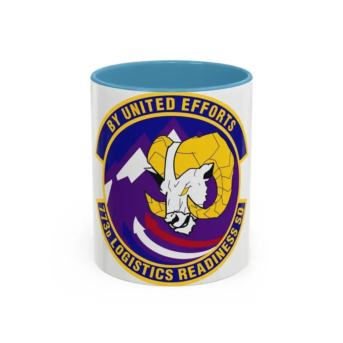 773 Logistics Readiness Squadron PACAF (U.S. Air Force) Accent Coffee Mug 11oz Light Blue - Go Mug Yourself